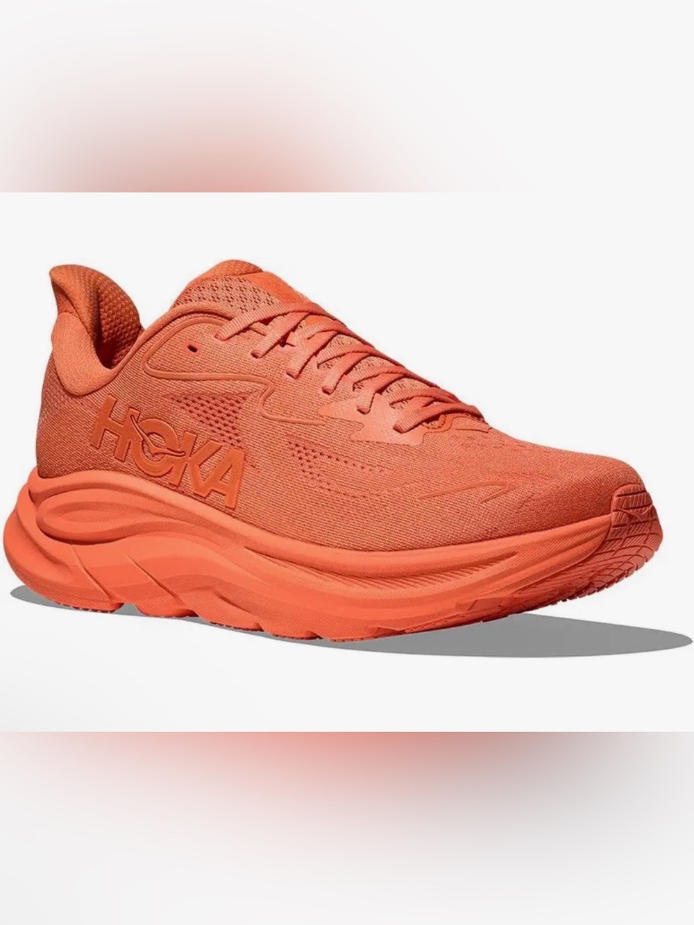 Hoka Women's Clifton 10, 8.5, Persimmon
